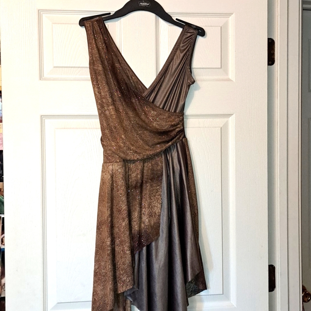 Curtain Call Costumes Brown Dress Size child XL